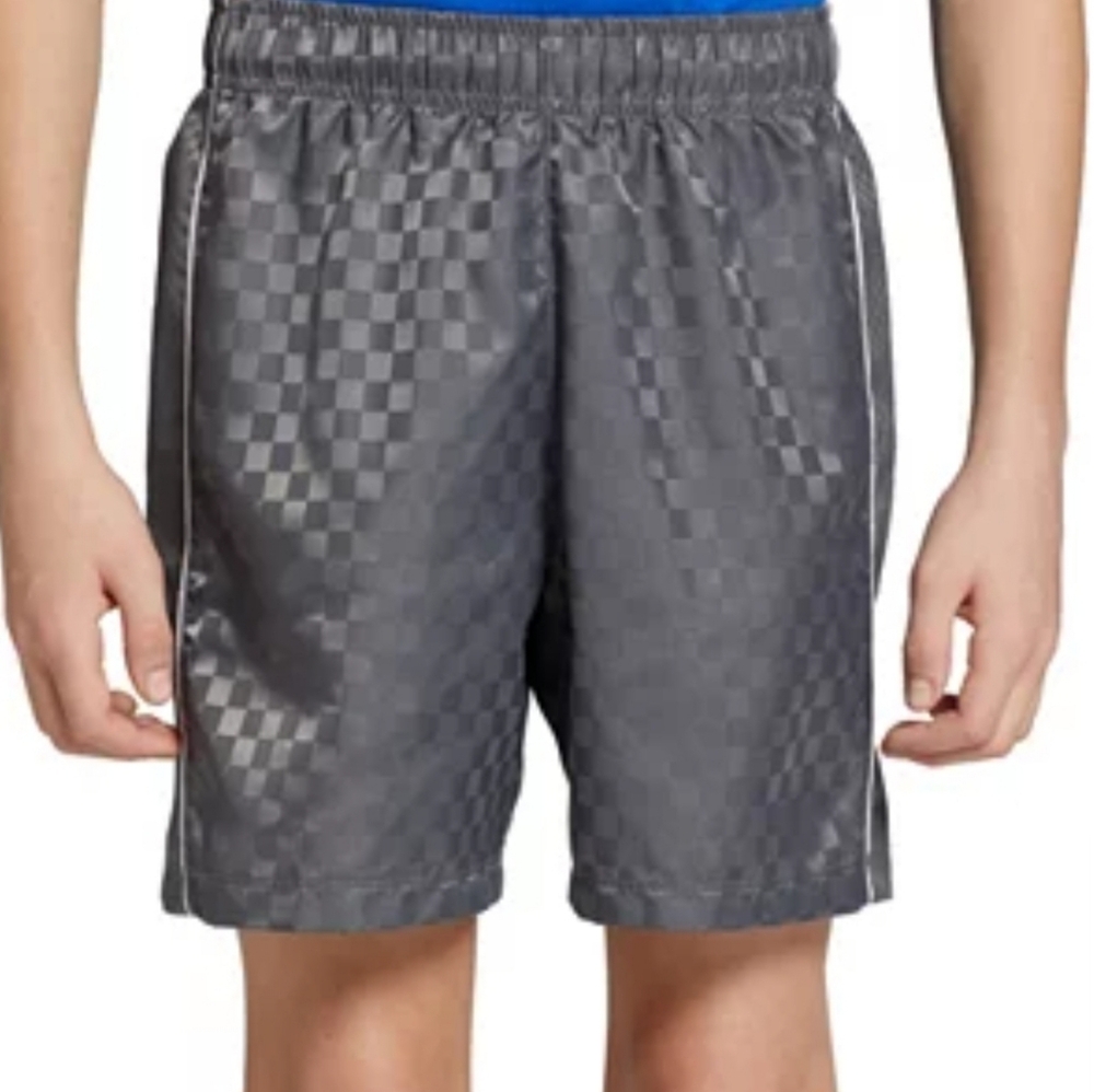 *FINAL* DSG YOUTH Woven Soccer Shorts: GRAY: NEW WITH TAGS: SIZE M (10-12)